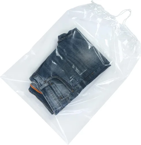 Vista 6 de InfinitePack - Bolsas de zapatos grandes transparentes para viajes, bolsas de zapatos portátiles, organizador de almacenamiento con cordón