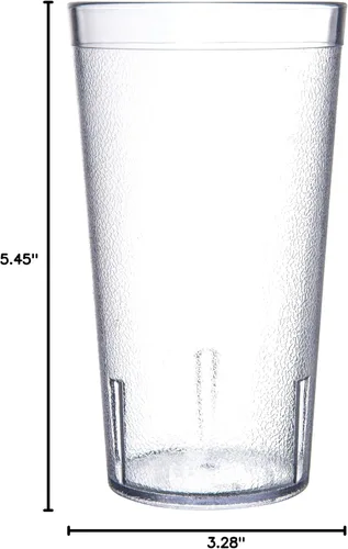 Vista 6 de Carlisle FoodService Products - Vaso de plástico Stackable™ de 16 onzas, transparente (paquete de 72)