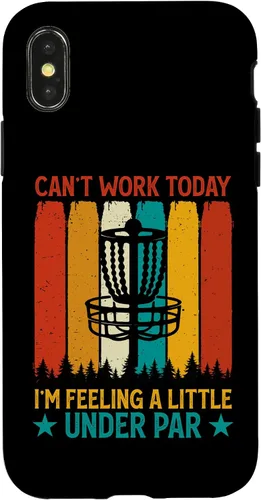 Vista 4 de iPhone 15 Can't Work Today I'm Feeling A Little Under Par - Disc Golf Case
