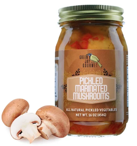 Vista 22 de Lanzas de espárrago en escabeche Green Jay Gourmet en frasco - Vegetales frescos en escabeche envasados a mano para cocinar y despensa – Espárragos