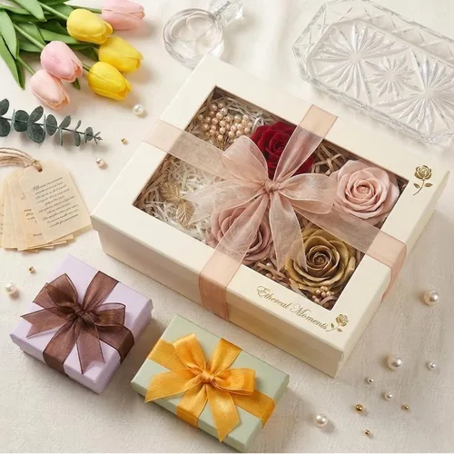 Vista 5 de Cinta de organza transparente, 1 pulgada x 125 yardas, 5 rollos de otoño para envoltura de regalos, ramos, bodas, decoración de fiestas, otoño