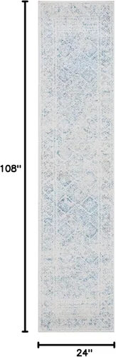 Vista 225 de Safavieh - Alfombra decorativa de la colección Tulum, modelo TUL264F, estilo marroquí, bohemio y desgastado, no suelta pelusa, para sala, vestíbulo