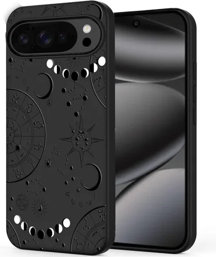Vista 21 de Unov Funda para Pixel 11 Pro XL, color negro, Dinosaur Land