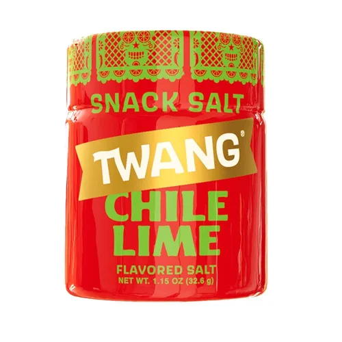 Vista 4 de Twang erz Chile-Lime condimento sal para aperitivos, coctelera de 1.15 onzas (paquete de 10)