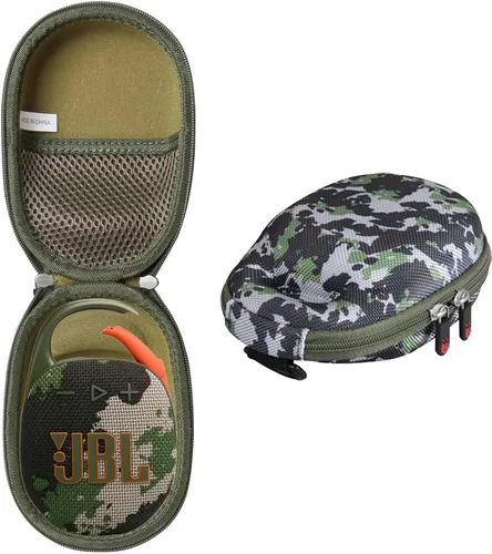 Vista 18 de Hermitshell Funda de viaje para altavoz Bluetooth inalámbrico JBL Clip 3 portátil impermeable (Negro)