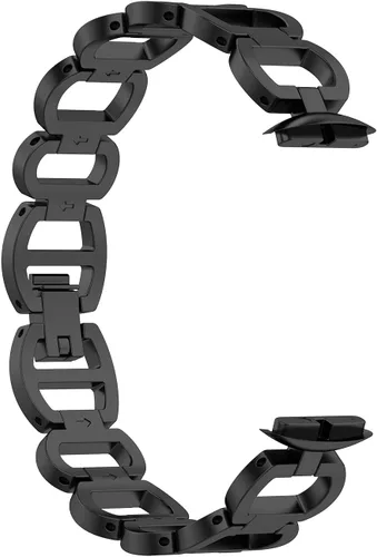 Vista 4 de Compatible con Fitbit Luxe Band ajustable de acero inoxidable Parker Link pulseras de repuesto elegantes correas elegantes para accesorios de lujo