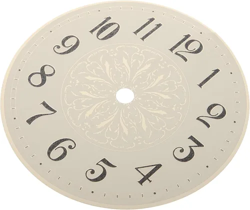 Vista 9 de Cabilock - Esfera redonda de 5.51 pulgadas, repuesto para reloj de pared, esfera de cuarzo, para proyectos de manualidades, placa frontal de metal