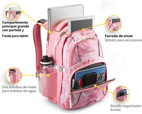 Vista 6 de High Sierra, Negro, 19 x 13 x 7,75 pulg.