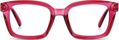 Vista 17 de XVXV Square Reading Glasses for Women - Blue Light Blocking Readers Anti Glare Eyeglasses with Spring Hinge