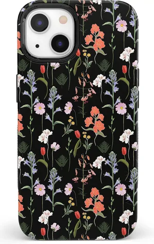 Vista 27 de Casely Funda para iPhone 15 Flores pintadas Frida Kahlo Floral Girly Funda atrevida Compatible con MagSafe