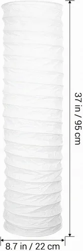 Vista 2 de STOBOK Pantalla de lámpara de pie de papel de arroz, estilo nórdico, cubierta de luz de mesa, pantalla de pie, protector de repuesto, para el hogar