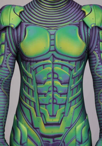 Vista 6 de Disfraz Deluxe de Hombre Verde de Marvel para Hombre Multicolor