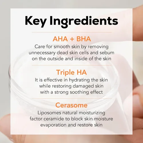 Vista 3 de Olivia & Allison ZERO EFFECT PEELING GEL 3.38fl oz (100ml) Natural BHA + AHA + Gel exfoliante de ceramida