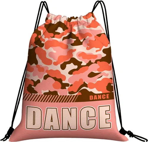 Vista 70 de Mochila con cordón impermeable para gimnasio, bolsas con cordón, bolsa de cuerda deportiva, mochila de camuflaje, Bolsas con cordón Cheer - Bolsas
