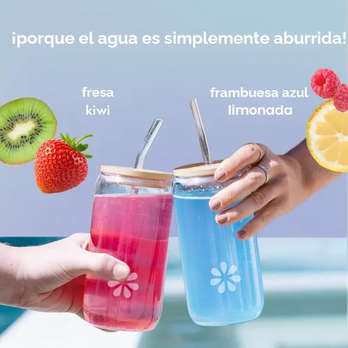 Vista 10 de Boobie Hydromom Mezcla de bebida de superalimento con electrolitos, Limonada de frambuesa azul Refrescante impulso de energía e hidratación