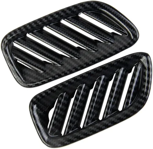 Vista 2 de Cubierta de ventilación de aire lateral superior de fibra de carbono, kit de ajuste de salida de CA, interior para Hyundai Palisade 2020-2025