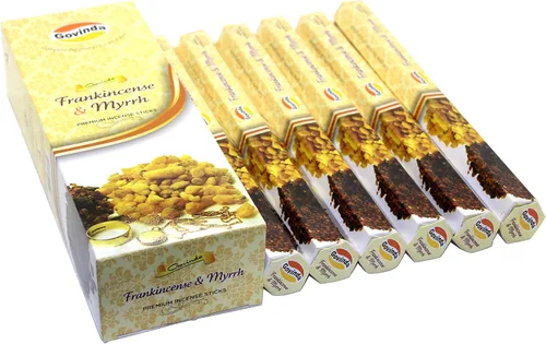 Vista 10 de Govinda – Incienso – Aqua Fresh – 120 varillas de incienso, incienso premium, revestimiento de masala