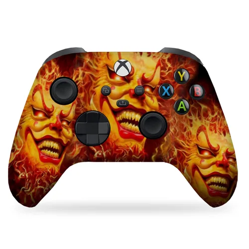 Vista 30 de DreamController Americcan Warrior Skull Custom X-box Controller Wireless compatible with X-box One/Series X/S Proudly Customized in USA with