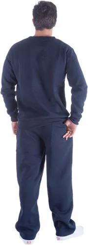 Vista 4 de Facitisu Pantalones deportivos de forro polar para hombre, básicos, para correr, con cordón
