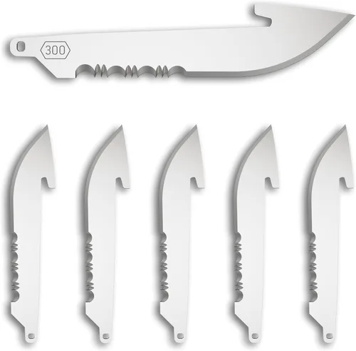 Vista 13 de Outdoor Edge Utilidad de 3" con cuchillas dentadas (6 cuchillas), código de cuchilla de compatibilidad 301