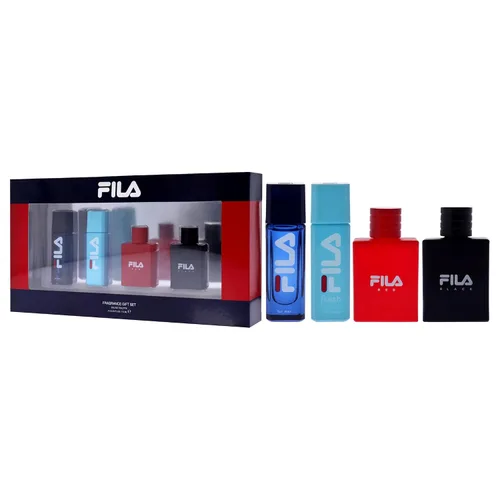 Vista 5 de FILA Juego de regalo de Colonia para hombre, perfumes frescos, limpios y refrescantes para hombres, fragancias de larga duración, diseño de botella