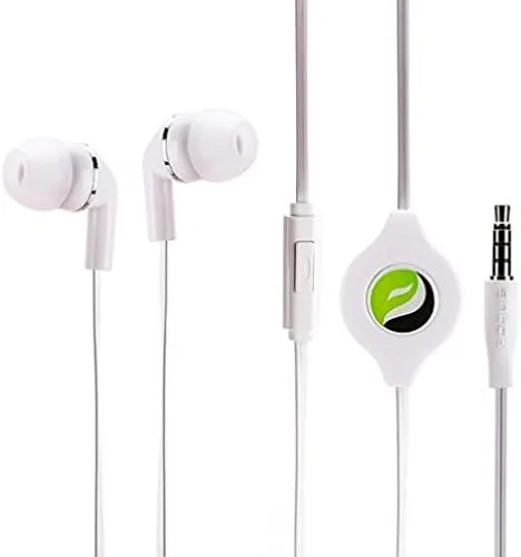 Vista 2 de Auriculares retráctiles con cable con micrófono [0.138 in] funciona para iPod Nano 5ª, 6ª, 7ª, iPod Touch 1st, 2nd, 3rd, 4th, 5th, 6th, 7th Gen