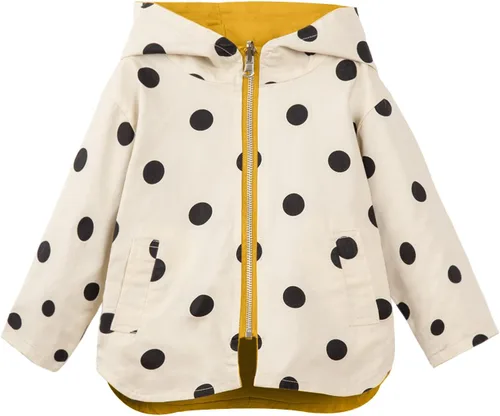 Vista 11 de Mud Kingdom Linda chaqueta con capucha para niñas, ropa de abrigo reversible con cremallera completa Caqui