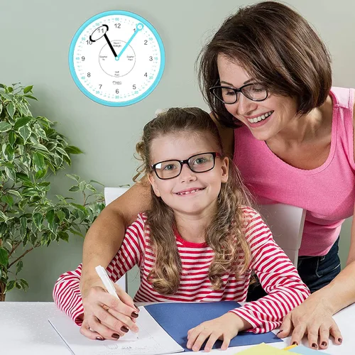 Vista 5 de Teacher's Choice Reloj de pared educativo