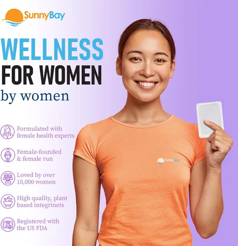 Vista 6 de Parche térmico SunnyBay para calambres menstruales, almohadillas de calor adhesivas activadas por aire para el período, calidez de 130 F hasta 8