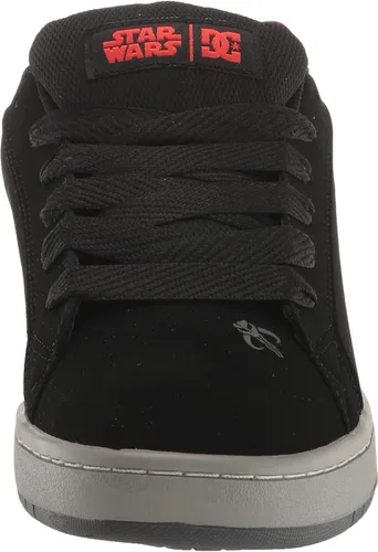 Vista 2 de DC X Star Wars - Tenis de skate para hombre, NegroGris (Court Graffik)