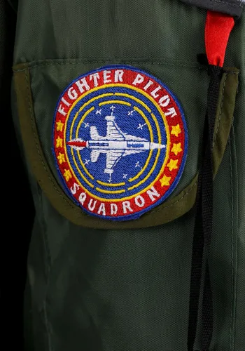Vista 6 de Disfraz de piloto de combate para niños