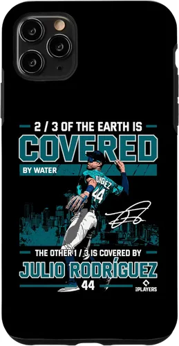 Vista 13 de Funda para iPhone 16 Julio Rodríguez Seattle MLBPA