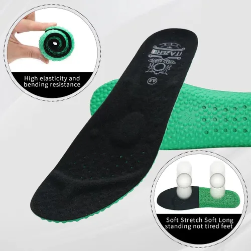 Vista 5 de 1TAZERO Mocasines sin cordones para hombre con plantillas de soporte de arco, zapatos casuales para hombre para fascitis plantar
