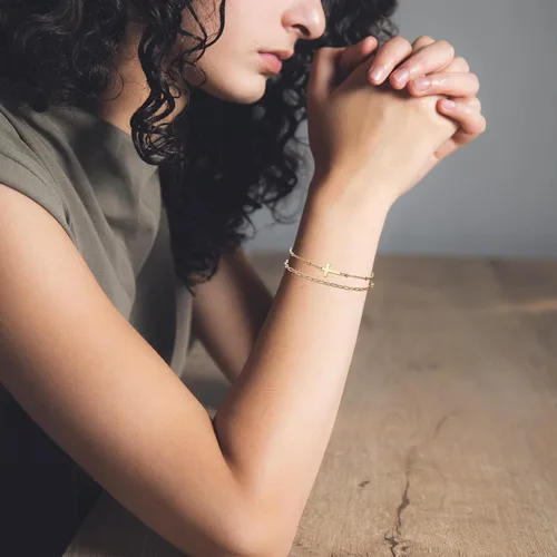 Vista 7 de Tarsus Pulsera de cruz para mujer, regalos religiosos para mujeres, regalos cristianos para mujeres, amigas, familia, adolescentes