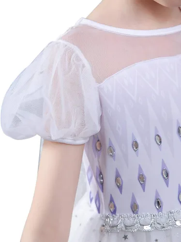 Vista 2 de WanQ Disfraz de princesa, disfraz para niñas, disfraz de princesa de Halloween, cosplay, trajes de juego de rol