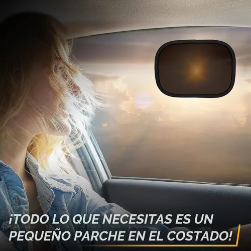 Vista 2 de EcoNour Parasol Adhesivo Estático Miniatura para Parabrisas del Coche (Paquete de 2) Parasol Adhesivo Estático para Parabrisas para Bloquear
