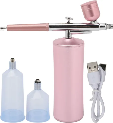 Vista 6 de Máquina de inyección de oxígeno facial, inyector de oxígeno facial de mano de alta presión para rejuvenecimiento de la piel para salón de belleza