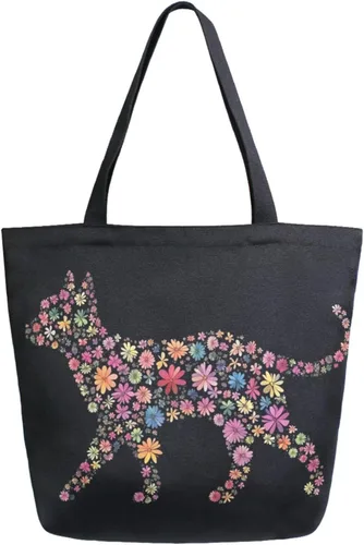 Vista 51 de Chic Funny Cute Pattern Big Handle Extra Large Shoulder Tote Bag for Beach Travel Weekender Gym Grocery Shopping