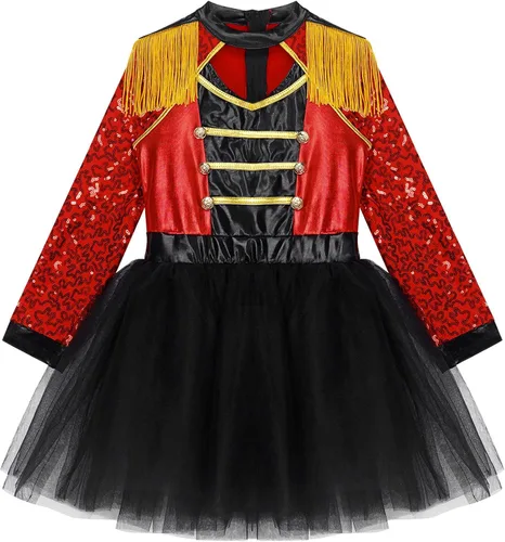 Vista 4 de JEATHA Disfraces steampunk de Halloween para niños, vestidos de princesa para niñas