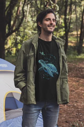 Vista 3 de MATXSOMAX Camisetas gráficas para hombre, camisetas de astronauta, camisetas gráficas de diseño genial para hombre