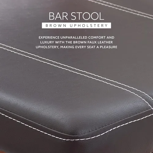 Vista 11 de Linon Home Decor Milano Taburete de bar, 30 pulgadas