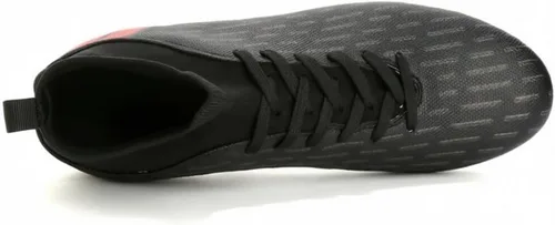 Vista 4 de WILTENA Botas de fútbol clásicas unisex para mujer, de alta calidad, ligeras, para hombre Negro