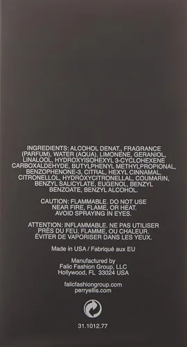 Vista 3 de Perry Ellis Night By Perry Ellis - Aerosol Eau-de-toillete para hombre, 3.4 onzas