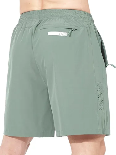 Vista 3 de NORTHYARD Pantalones cortos deportivos ligeros de secado rápido y de 7pulgadas para hombre, para senderismo, deportes, gimnasio, correr