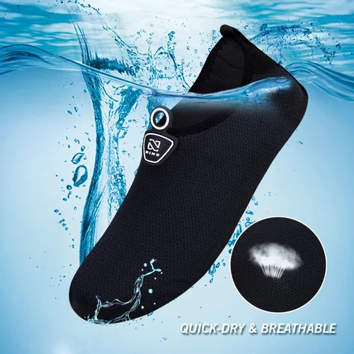 Vista 3 de IceUnicorn - Zapatos acuáticos para playa, natación, para hombres y mujeres, de secado rápido, para andar descalzo, piscina, yoga