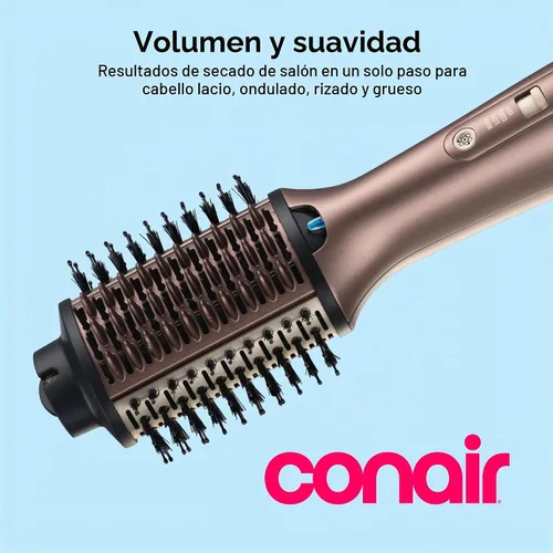 Vista 2 de Conair Cepillo secador de pelo, diseño de un solo paso, control