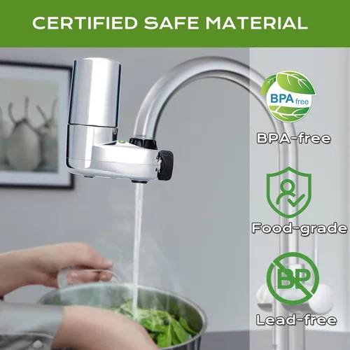 Vista 3 de Repuesto para filtro de grifo Brita, filtro de agua para grifo, se adapta a todos los filtros de agua del grifo compatibles con el sistema