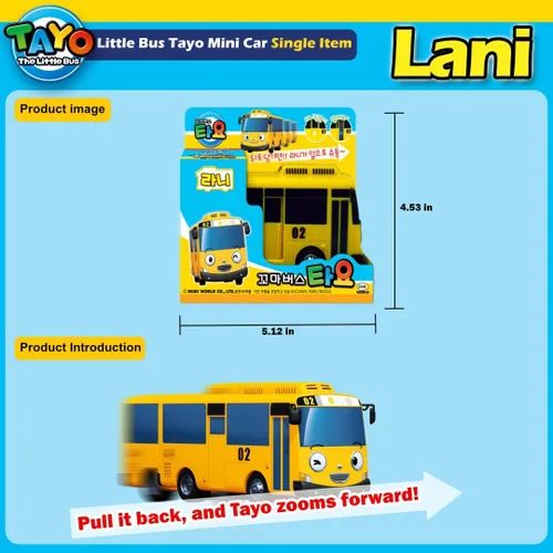 Vista 3 de The Little Bus Tayo Friends- juguete