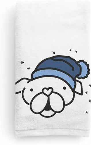 Vista 6 de Inkopious Gorro de invierno Airedale Terrier Toalla de mano decorativa - Decoración navideña para el hogar