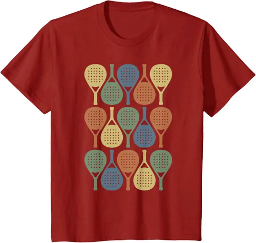 Vista 73 de Vintage Retro Padel Camiseta de Padel Sports Lover